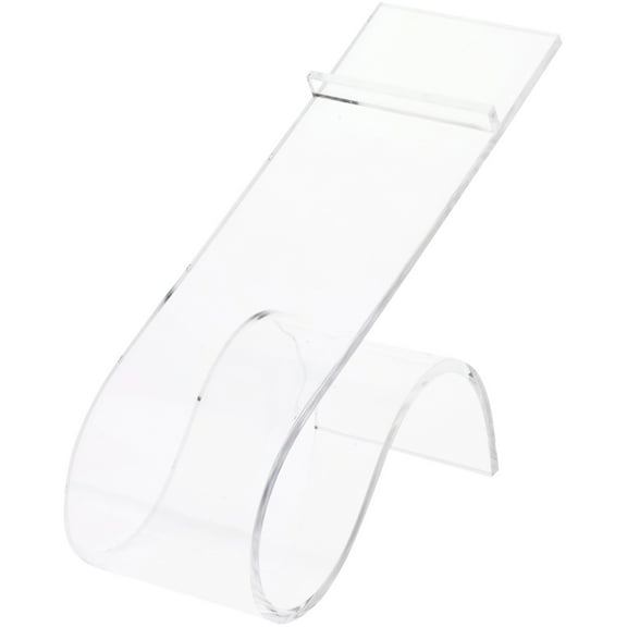 Plymor Clear Acrylic Shoe Rest, 2" W x 4.5" D x 4.75" H (Fits Most Women's & Children's Shoes) (2 Pack)