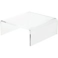 thumbnail image 1 of Plymor Clear Acrylic Short Square Display Riser, 2" H x 5" W x 5" D (1/8" thick), 1 of 3