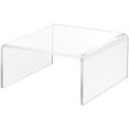thumbnail image 1 of Plymor Clear Acrylic Short Square Display Riser, 3.5" H x 7" W x 7" D (1/4" thick) (3 Pack), 1 of 4