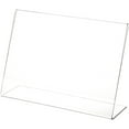 thumbnail image 1 of Plymor Clear Acrylic Sign Display / Literature Holder (Angled), 10" W x 7" H (6 Pack), 1 of 1