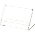 thumbnail image 1 of Plymor Clear Acrylic Sign Display / Literature Holder (Angled), 3.5" W x 2" H (3 Pack), 1 of 1