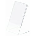 thumbnail image 1 of Plymor Clear Acrylic Sign Display / Literature Holder (Angled), 3" W x 5" H (12 Pack), 1 of 1