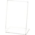 thumbnail image 1 of Plymor Clear Acrylic Sign Display / Literature Holder (Angled), 4" W x 6" H (6 Pack), 1 of 1