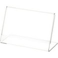 thumbnail image 1 of Plymor Clear Acrylic Sign Display / Literature Holder (Angled), 5" W x 3" H (3 Pack), 1 of 1