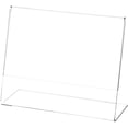 thumbnail image 1 of Plymor Clear Acrylic Sign Display / Literature Holder (Angled), 7" W x 5.5" H (3 Pack), 1 of 1