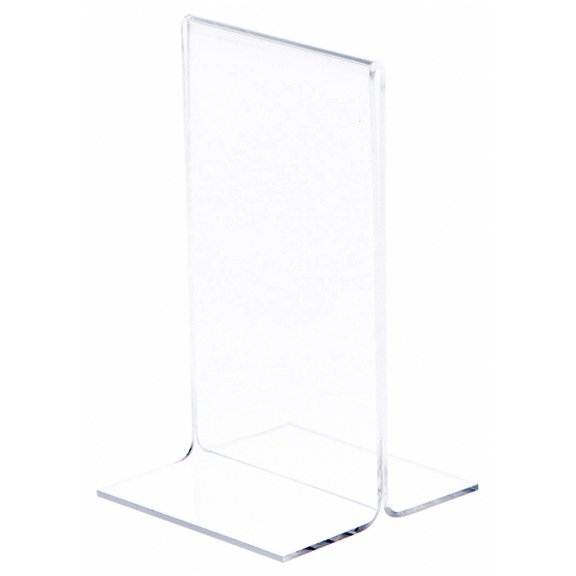 Plymor Clear Acrylic Sign Display / Literature Holder (Bottom-Load), 3" W x 5" H
