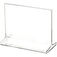 thumbnail image 1 of Plymor Clear Acrylic Sign Display / Literature Holder (Top-Load), 5" W x 3.5" H (3 Pack), 1 of 1