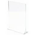 thumbnail image 1 of Plymor Clear Acrylic Sign Display / Literature Holder (Top-Load), 8.5" W x 11" H (2 Pack), 1 of 1