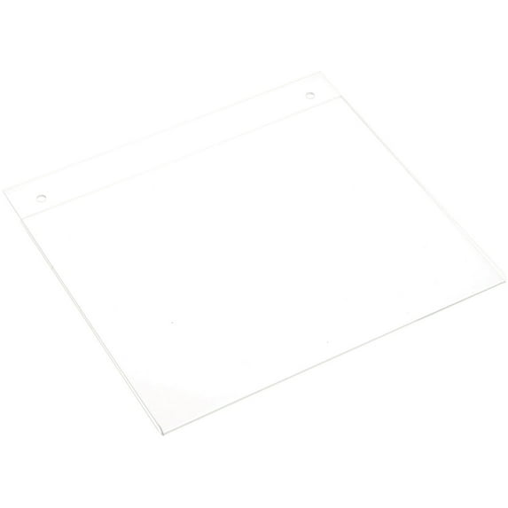 Plymor Clear Acrylic Sign Display / Literature Holder (Wall-Mount), 10" W x 8" H (3 Pack)