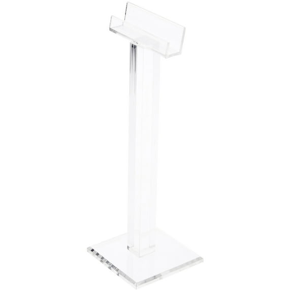 Plymor Clear Acrylic Single Frame Display Riser for Eyeglasses, 7.5" H x 3" W x 3" D (6 Pack)