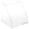 thumbnail image 1 of Plymor Clear Acrylic Slanted Front Display Case with Base, 6" x 6" x 6", 1 of 1