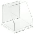 thumbnail image 1 of Plymor Clear Acrylic Slanted Front Display Case with Base (Mirror Back), 4" x 4" x 4", 1 of 1