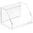 thumbnail image 1 of Plymor Clear Acrylic Slanted Front Display Case with Base (Mirror Back), 6" W x 4" D x 4" H, 1 of 1