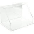 thumbnail image 1 of Plymor Clear Acrylic Slanted Front Display Case with Base (Mirror Back), 9" W x 6" D x 6" H, 1 of 1