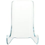 Plymor Clear Acrylic Flat Back Easel With Shallow Support Ledges