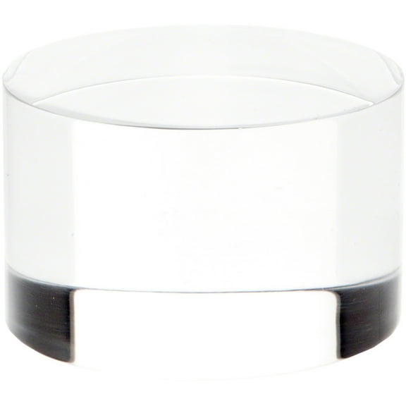 Plymor Clear Acrylic Solid Cylinder Round Display Riser, 1.5" H x 2.5" W (3 Pack)