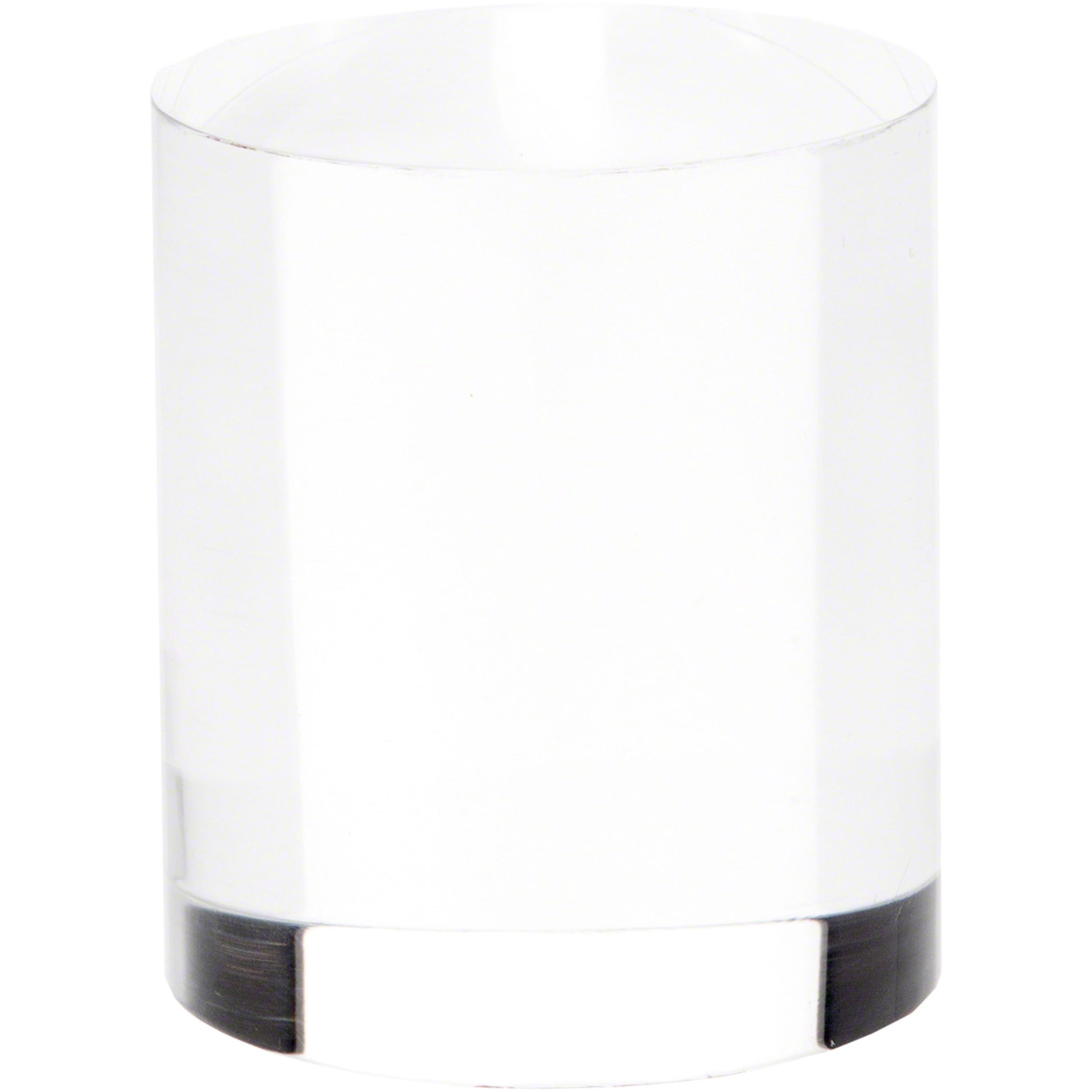 Plymor Clear Acrylic Solid Cylinder Round Display Riser, 3" H x 2.5" W ...