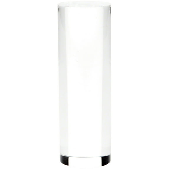 Plymor Clear Acrylic Solid Cylinder Round Display Riser, 4.5" H x 1.5" W (3 Pack)