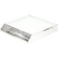 thumbnail image 1 of Plymor Clear Acrylic Square Display Base (Angled-Front for Label), 2" W x 2" D x 0.375" H, Pack of 24, 1 of 1