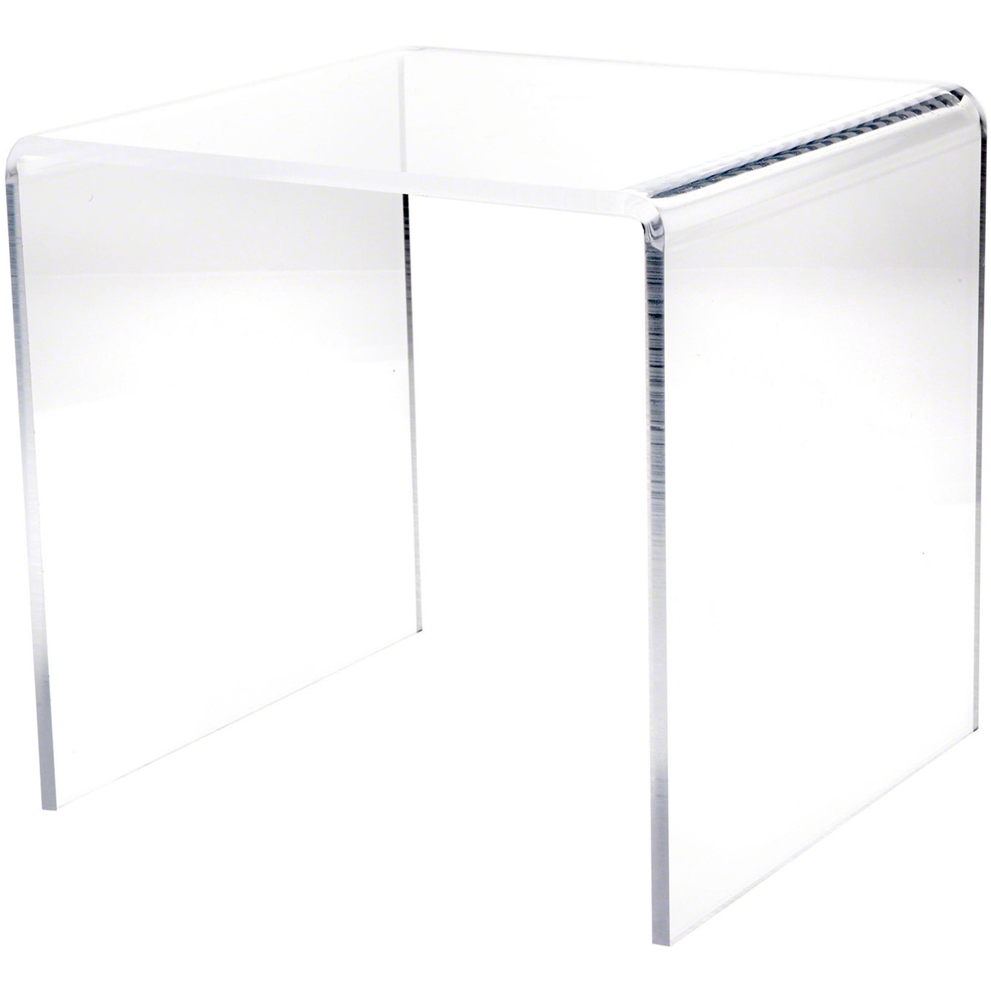 Plymor Clear Acrylic Square Display Riser, 12