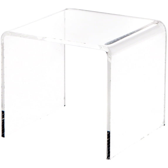 Plymor Clear Acrylic Square Display Riser, 3