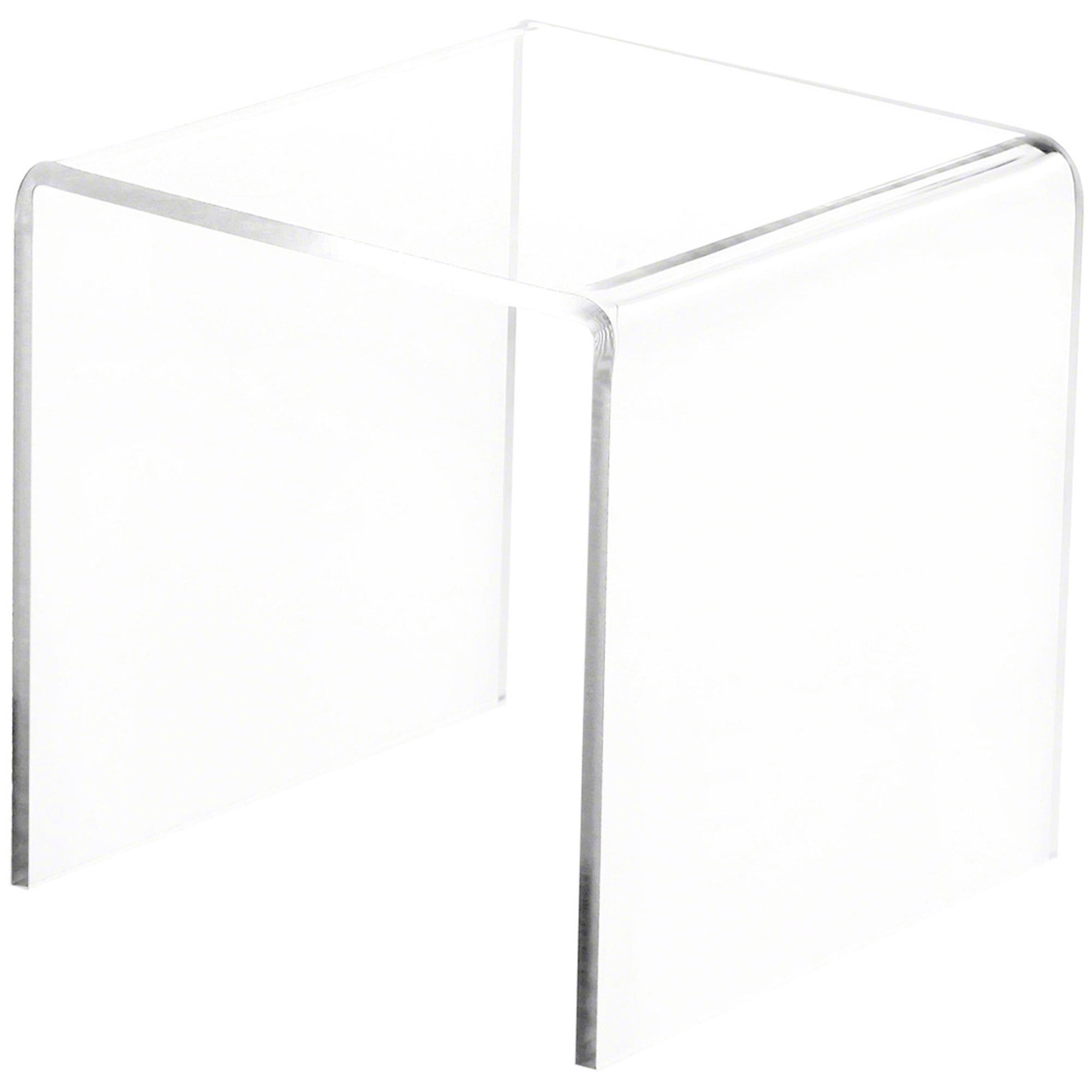 Plymor Clear Acrylic Square Display Riser, 5