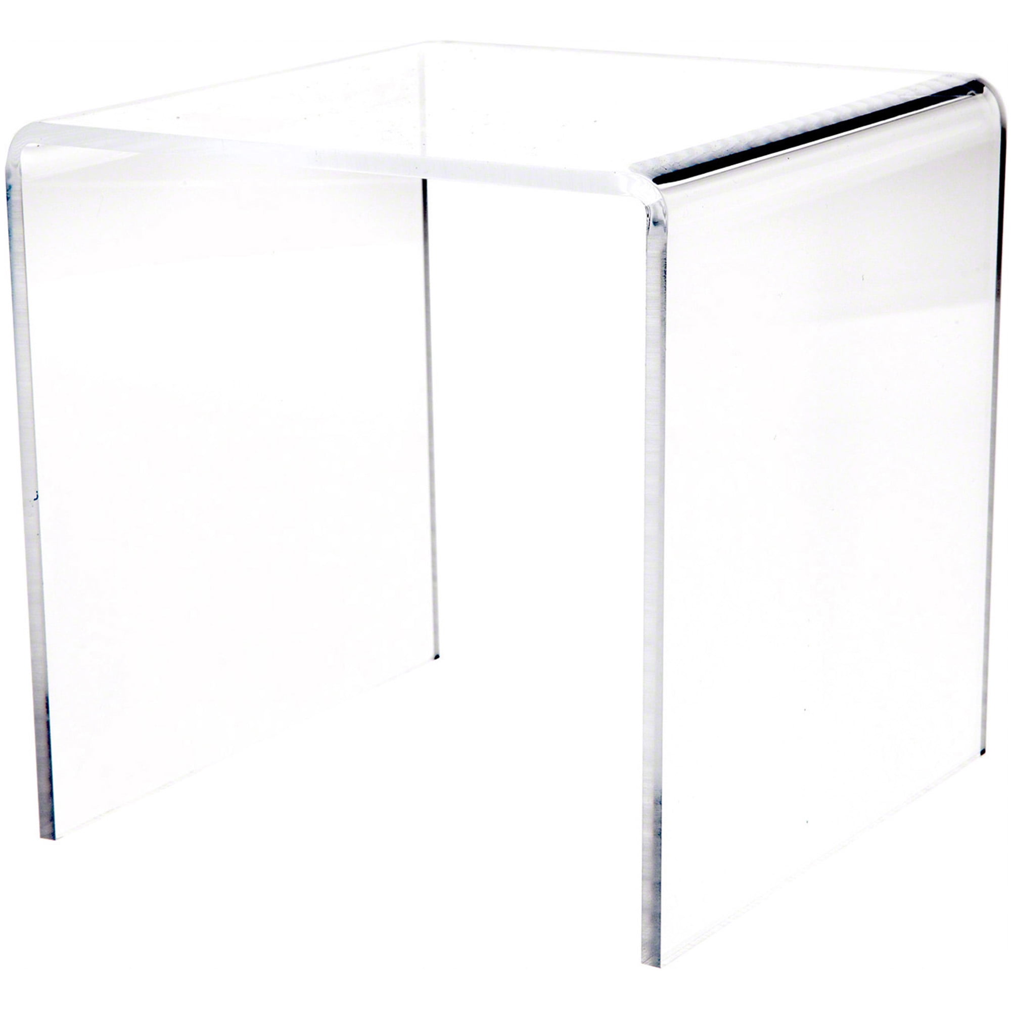 Plymor Clear Acrylic Square Display Riser, 6