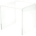 thumbnail image 1 of Plymor Clear Acrylic Square Display Riser, 7" H x 7" W x 7" D (1/8" thick) (6 Pack), 1 of 1