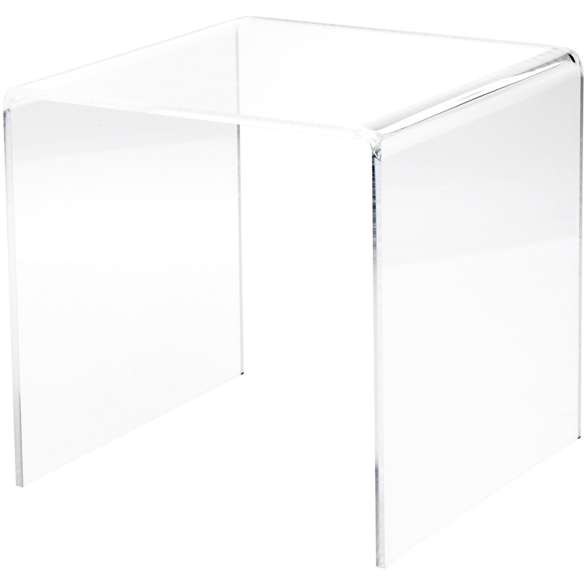 Plymor Clear Acrylic Square Display Riser, 9
