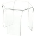 thumbnail image 1 of Plymor Clear Acrylic Tri-Leg (6 Sided) Display Riser, 4.75" H x 6" W x 5" D (3 Pack), 1 of 1