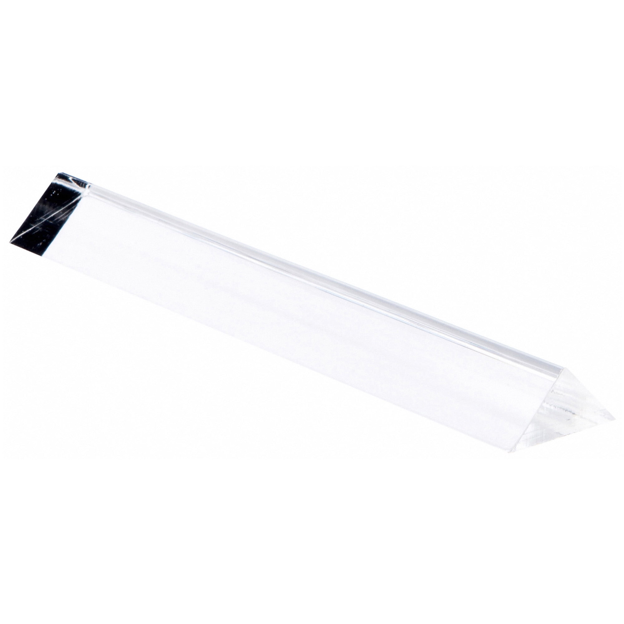 Plymor Clear Acrylic Triangular Label Display Block, 8