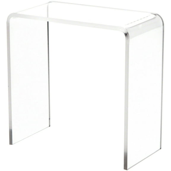Plymor Clear Acrylic Vertical Rectangular Display Riser, 4" H x 4" W x 2" D (1/8" thick) (12 Pack)