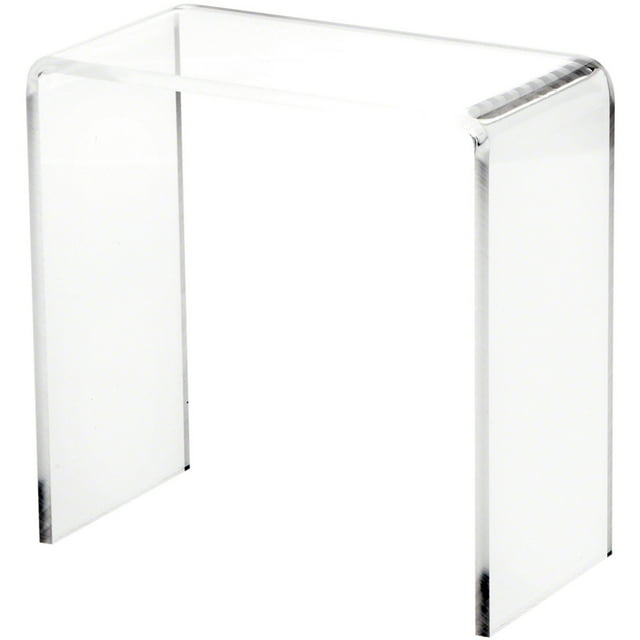 Plymor Clear Acrylic Vertical Rectangular Display Riser, 7
