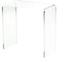 thumbnail image 1 of Plymor Clear Acrylic Vertical Rectangular Display Riser, 9" H x 9" W x 4.5" D (1/4" thick) (6 Pack), 1 of 1