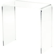 Plymor Clear Acrylic Vertical Rectangular Display Riser, 9" H x 9" W x 4.5" D (1/4" thick)