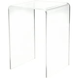 Plymor Clear Acrylic Vertical Square Display Riser, 6" H x 4" W x 4" D ...
