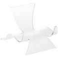 thumbnail image 1 of Plymor Clear Acrylic Wave Display Easel, 5.125" H x 4.625" W x 6" D (24 Pack), 1 of 1