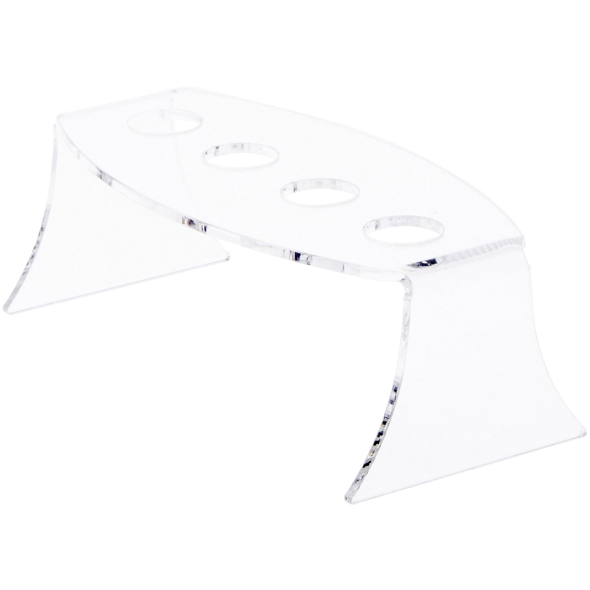 Plymor Clear Acrylic Wine Bottle Stopper Display Riser, 2.5
