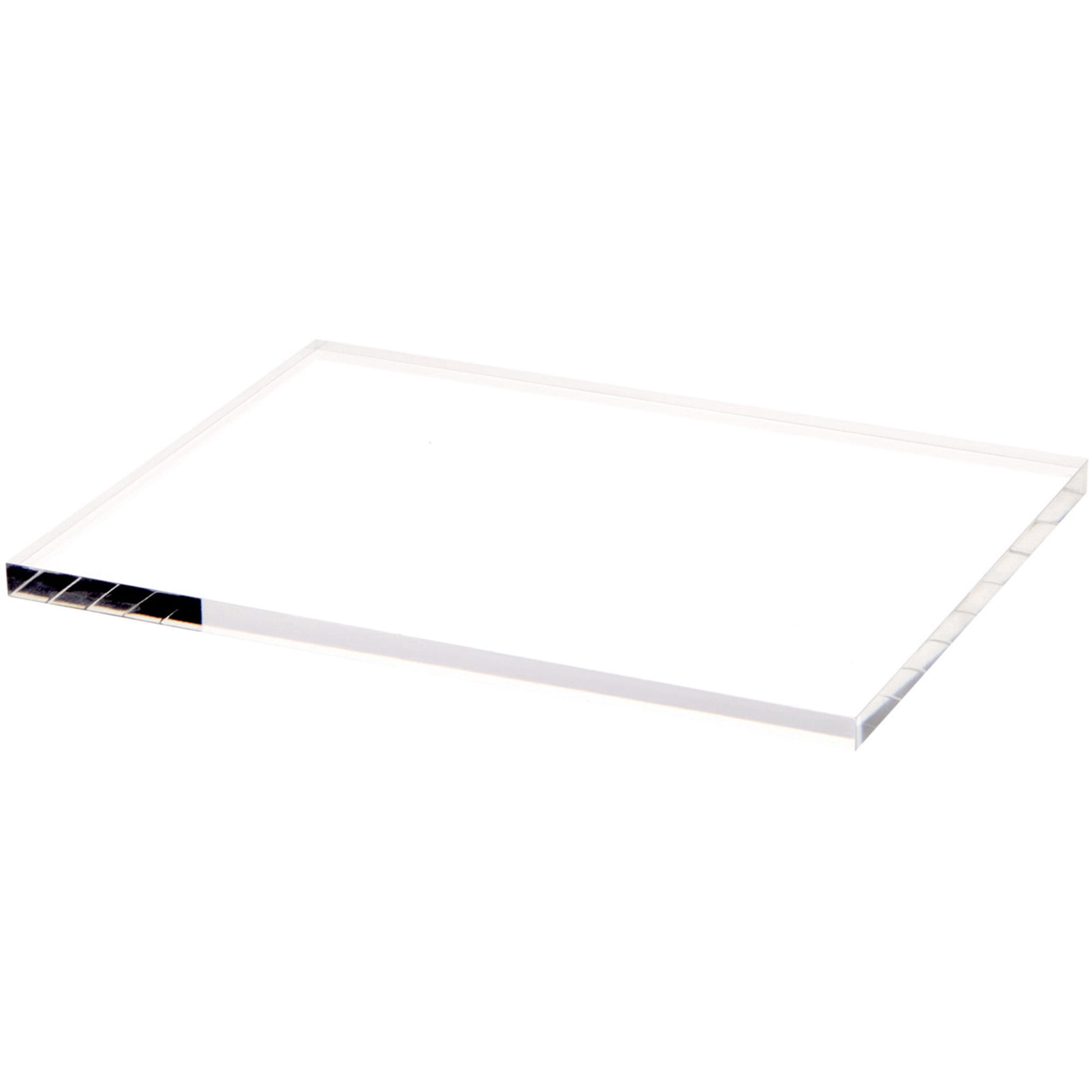 Acrylic Base Rectangular Plymor Clear Rectangular Acrylic Display Base, 8