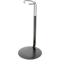 thumbnail image 1 of Plymor DSP-10B Black Adjustable Doll Stand, fits 16, 17, 18, 19, 20, 21, 22, 23, and 24 inch Dolls or Action Figures, Waist is 2.5" - 3.5" wide, 7" -  9" around, Pack of 6, 1 of 3