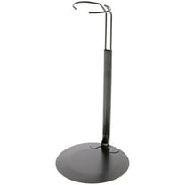 Plymor DSP-10B Black Adjustable Doll Stand, fits 16, 17, 18, 19, 20, 21, 22, 23, and 24 inch Dolls or Action Figures, Waist is 2.5" - 3.5" wide, 7" -  9" around