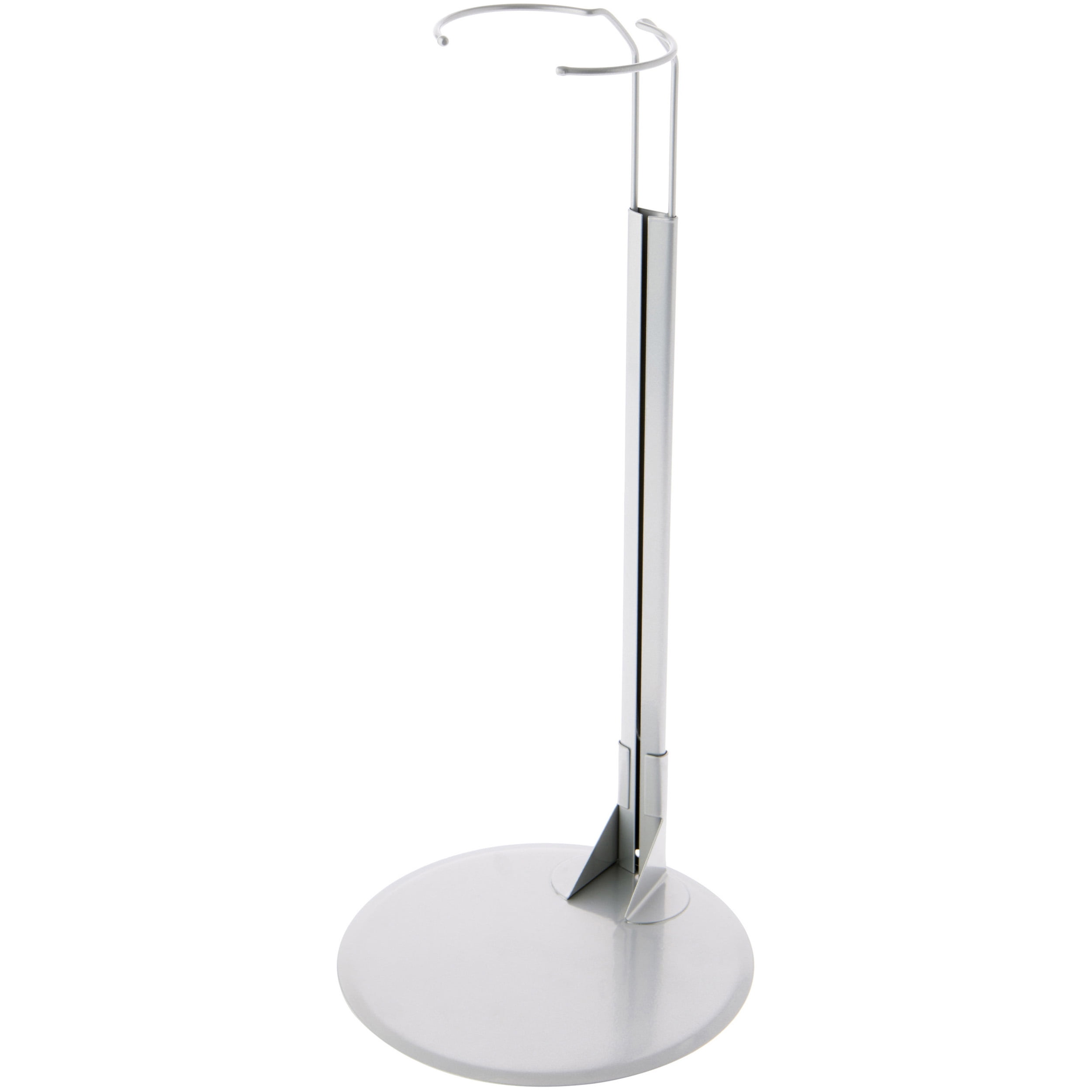 Plymor DSP-15S Silver Adjustable Doll Stand, fits 25, 26, 27, 28, 29, 30,  31, 32, 33, and 34 inch Dolls, Waist is 3.75 to 5 inches wide, 11 to 13  inches around, Pack of 6 