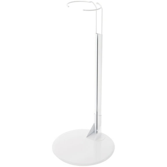 Plymor DSP-15W White Adjustable Doll Stand, fits 25, 26, 27, 28, 29, 30, 31, 32, 33, and 34 inch Dolls, Waist is 3.75" - 5" wide, 11" - 13" around