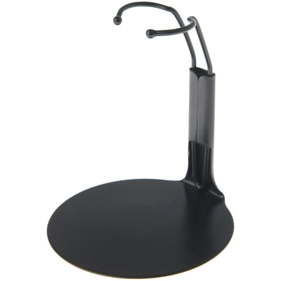 Plymor DSP-25B Black Adjustable Action Figure Stand, fits 4.5, 5, and 5.5 inch Action Figures, Waist is 1" - 1.5" wide, 3" - 3.5" around, Pack of 6