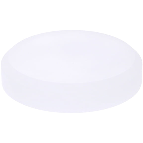 Plymor Frosted Acrylic Beveled Round Display Base, 5" W x 5" D x 1" H