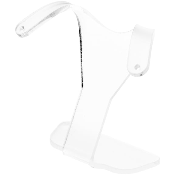 Plymor Frosted Acrylic Divided Pair Hanging Earring Display Stand, 3" W x 1.5" D x 3" H (2 Pack)