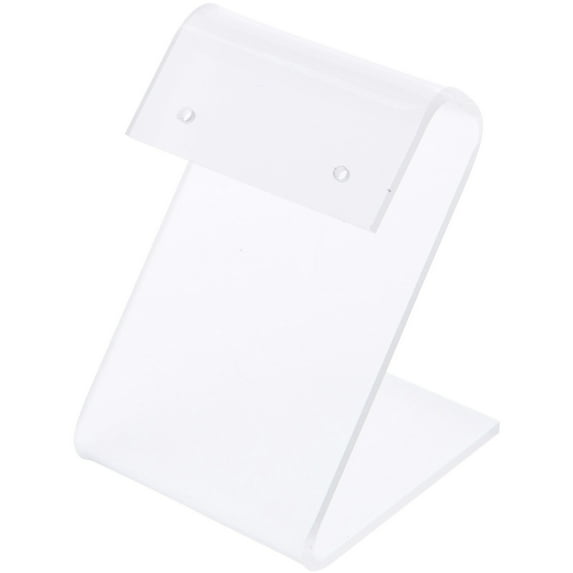 Plymor Frosted Acrylic Earring Display with Curved Top, 1.625" W x 2.375" H (Pack of 2)
