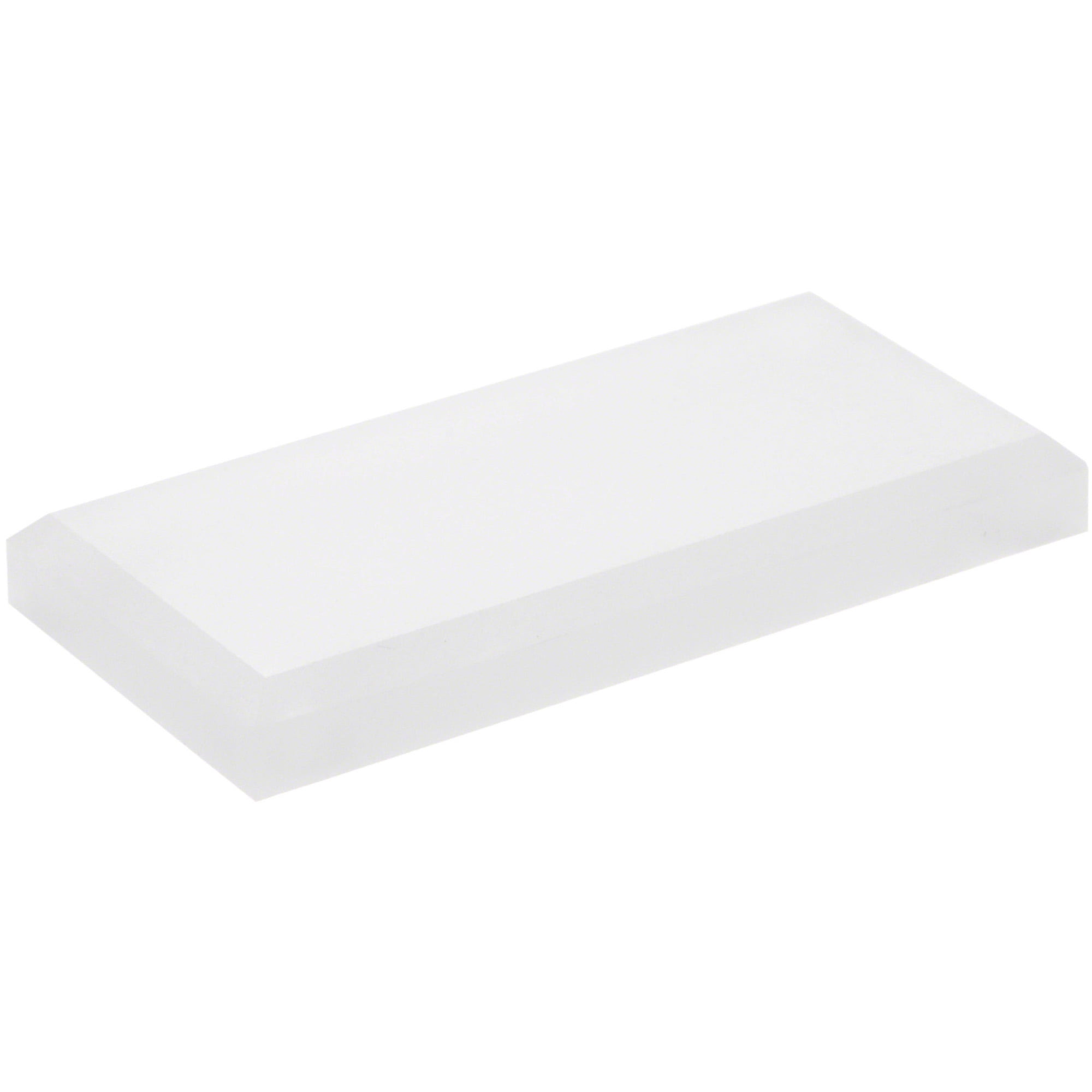 Acrylic Base Rectangular Plymor Frosted Acrylic Rectangular Beveled Display Base, 4