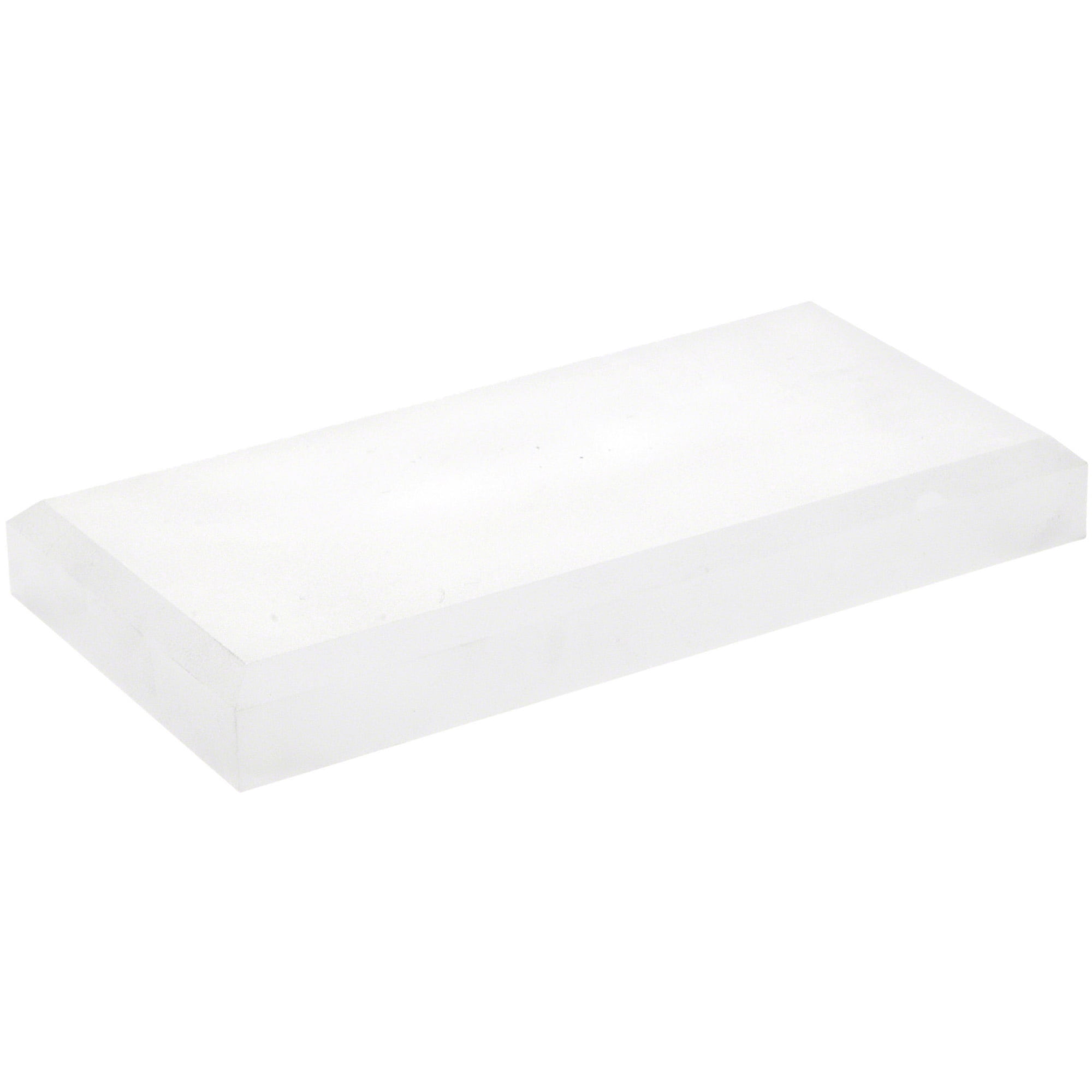 Acrylic Base Rectangular Plymor Frosted Acrylic Rectangular Beveled Display Base, 6