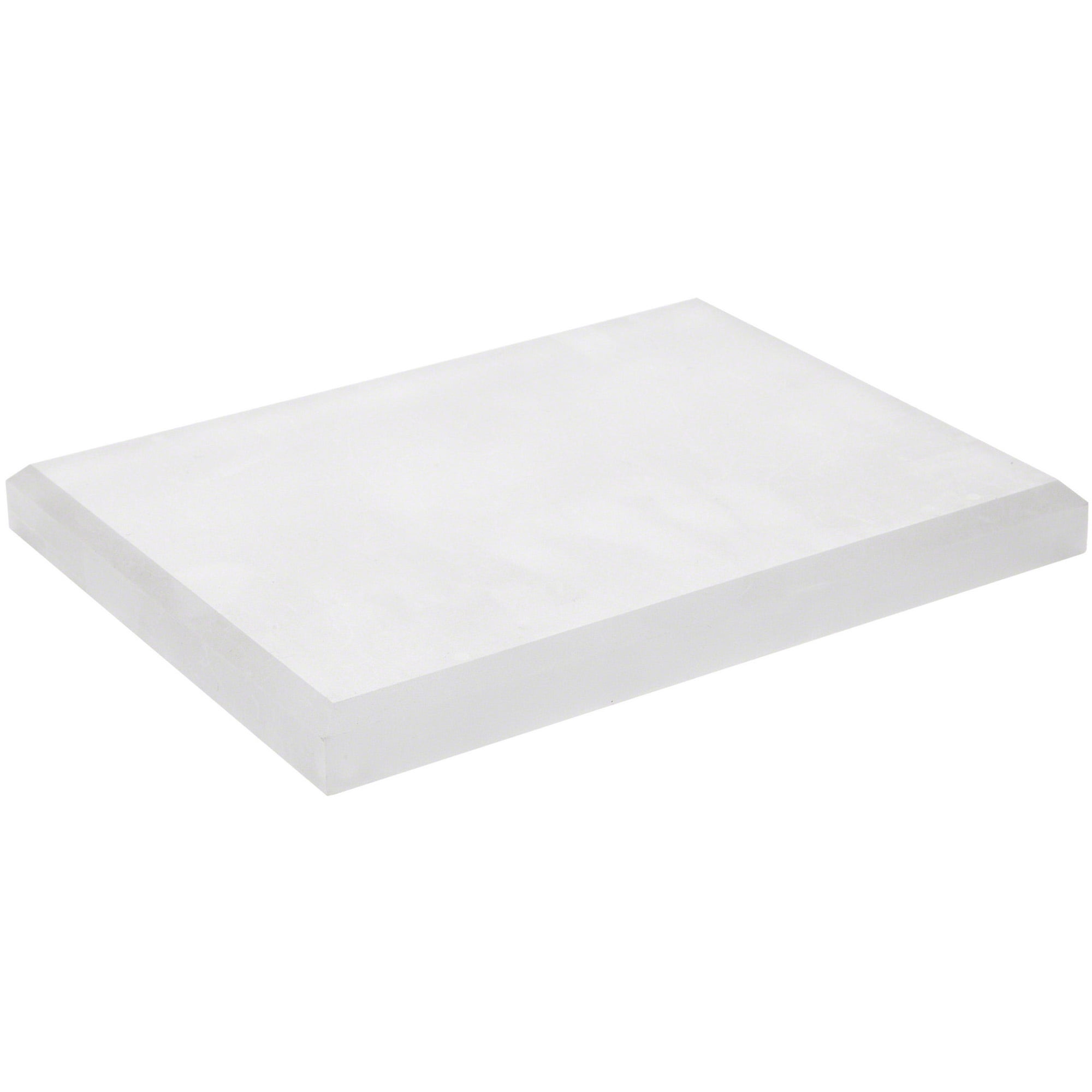 Acrylic Base Rectangular Plymor Frosted Acrylic Rectangular Beveled Display Base, 8
